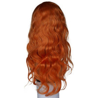 Neon Orange Front Lace Wig